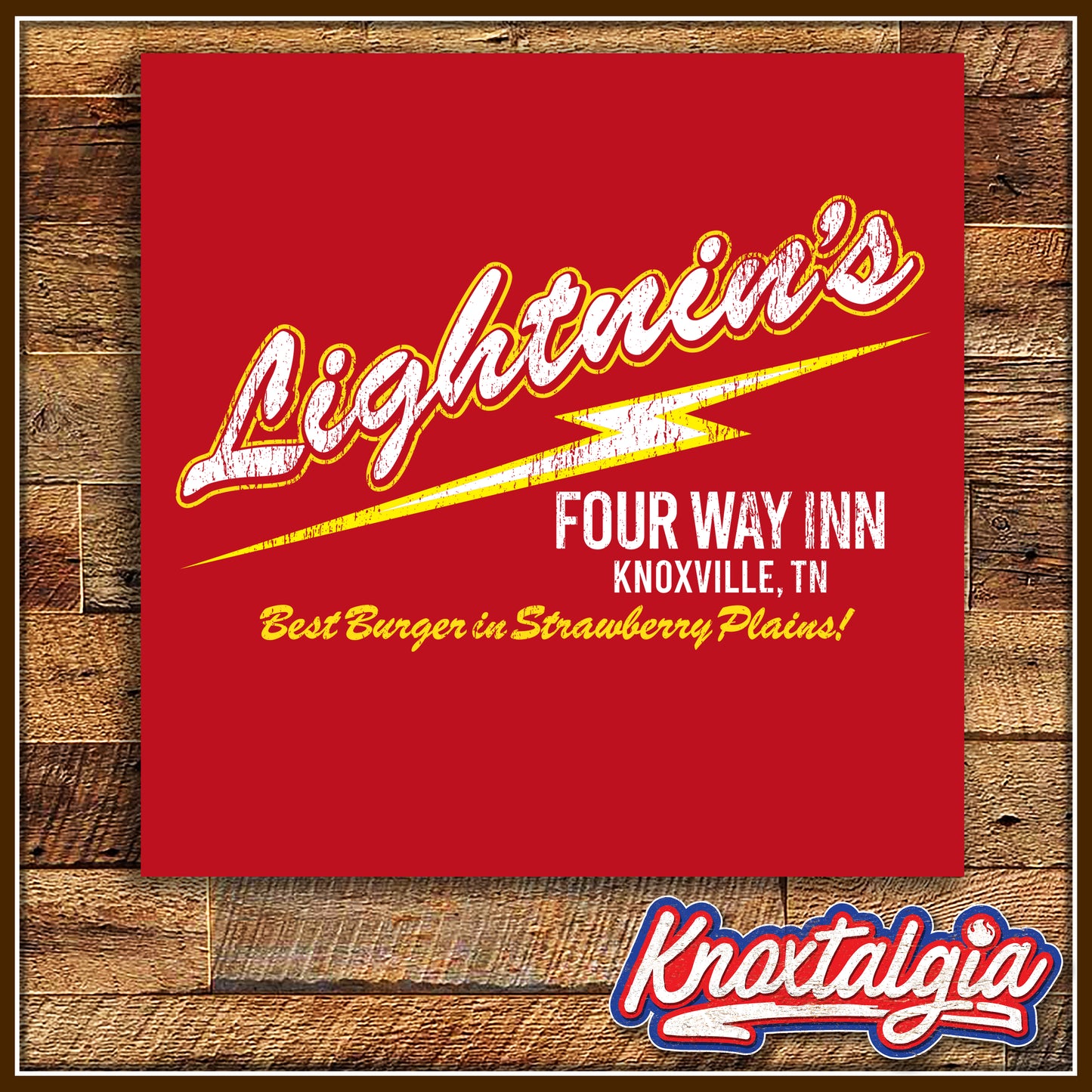 "Lightnin's Hamburgers at 4 Way Inn" - Strawberry Plains, TN