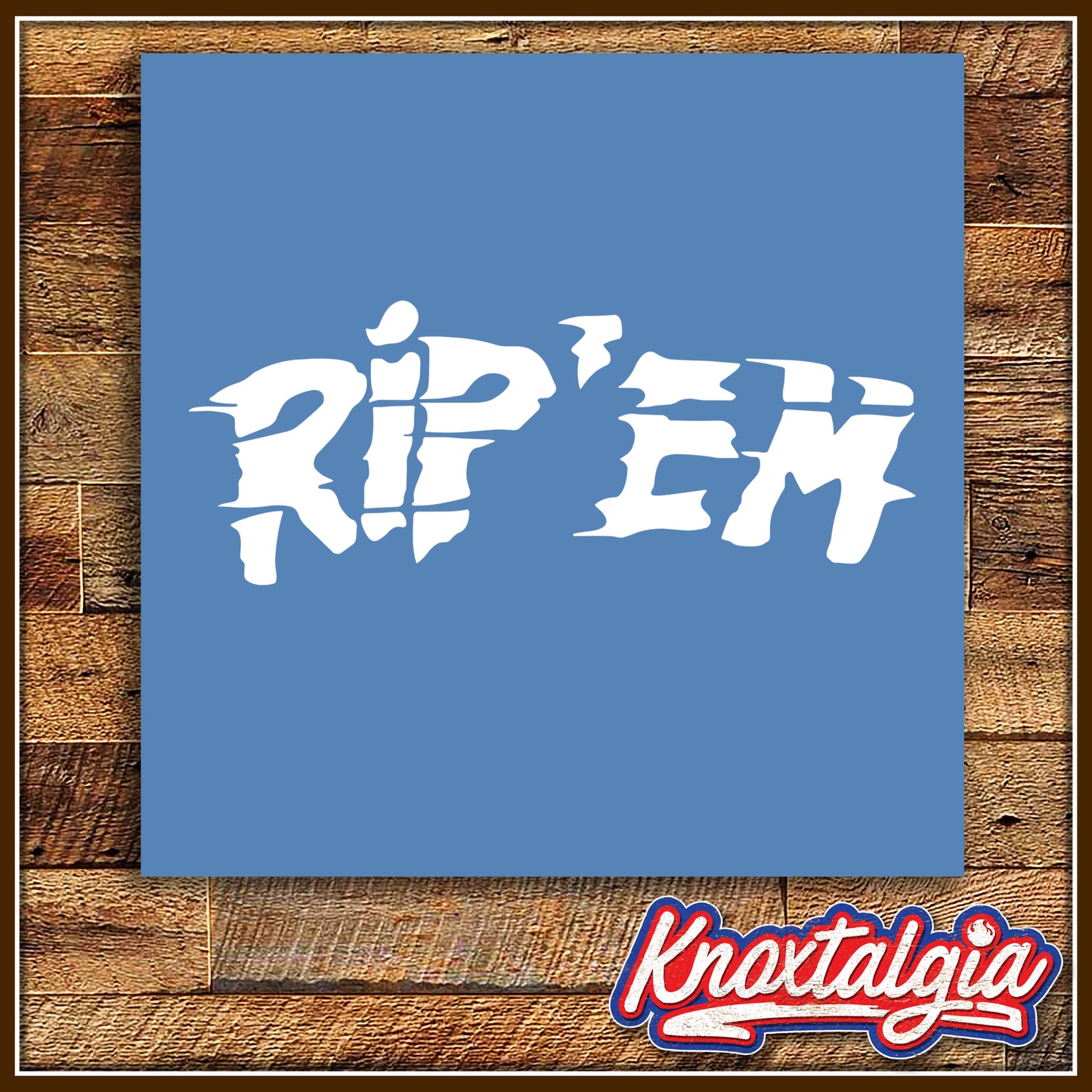 "RIP 'EM!" - A Tribute to NO HOLDS BARRED - Infant Onesie (Blue Variant)