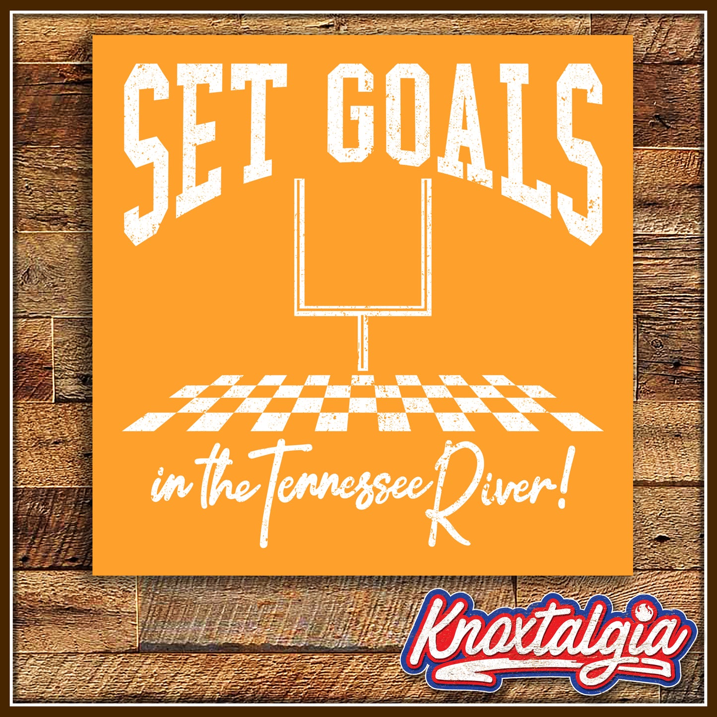 "Set Goals...IN THE TENNESSEE RIVER!" - Tennessee Football