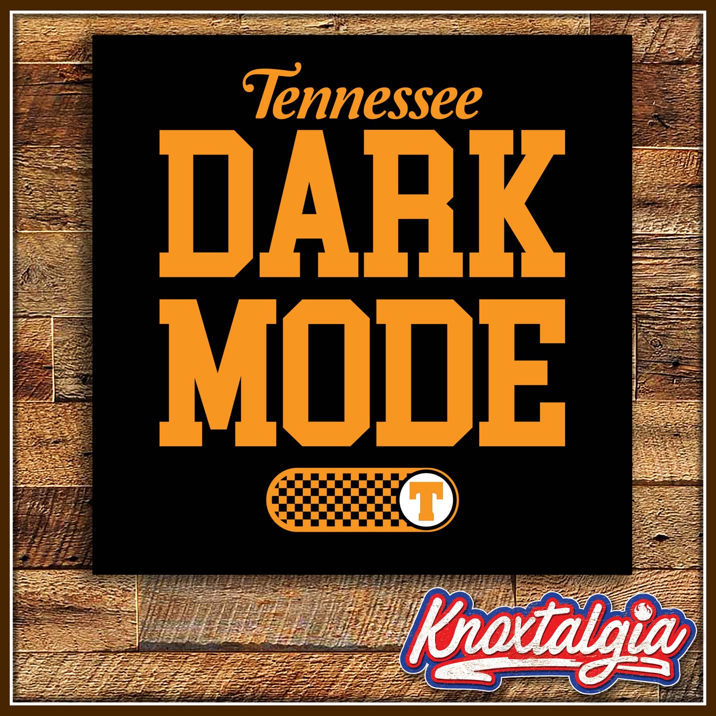 "Tennessee DARK MODE: ON!" - Tennessee Sports (Short Sleeve Variant)