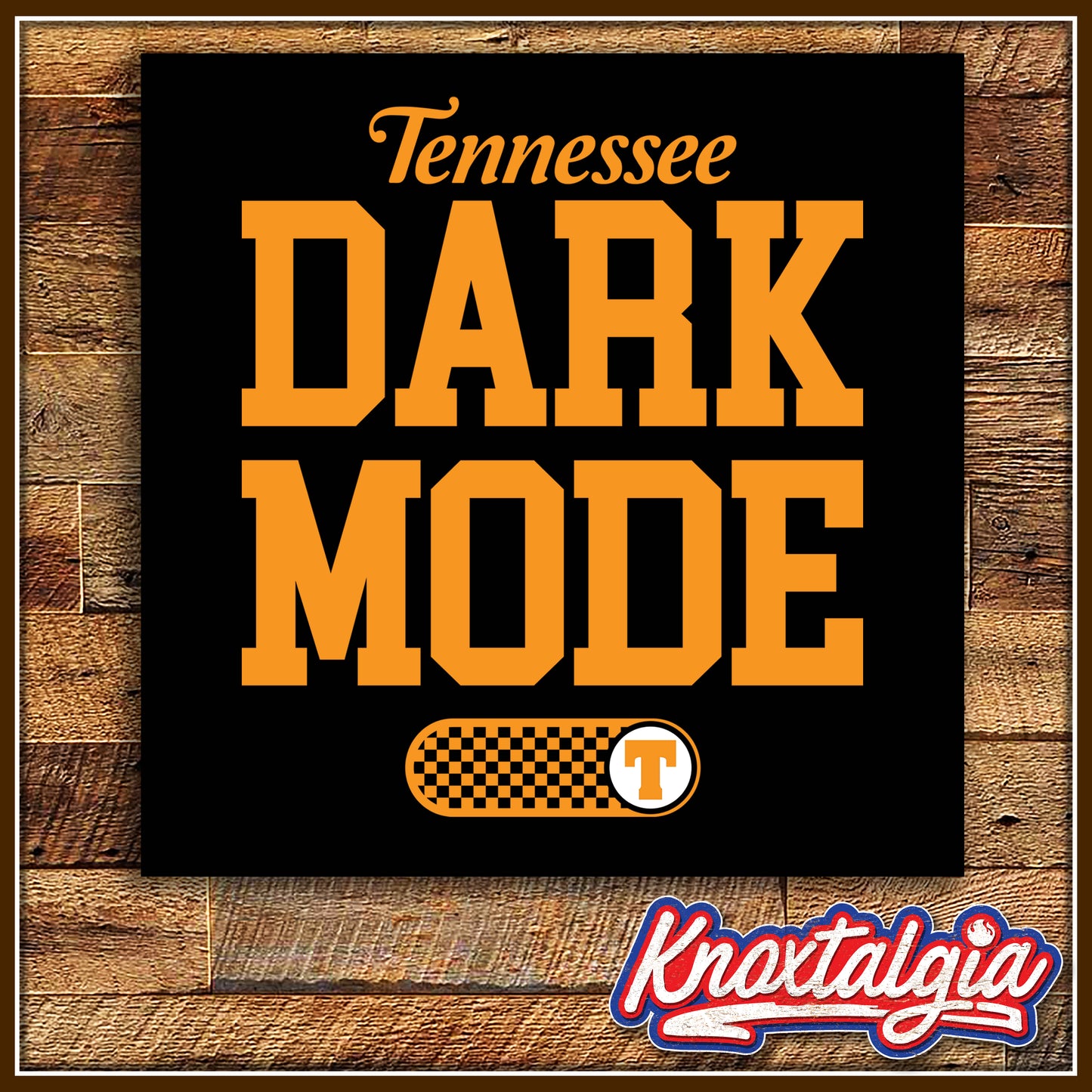 "Tennessee DARK MODE: ON!" - Tennessee Sports (Long Sleeve Variant)