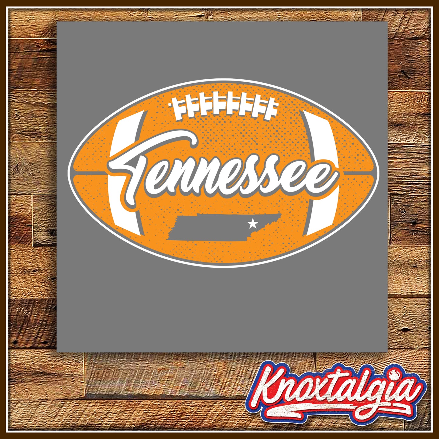 "Tennessee Football '25" - Vintage Heavy Metal/Heather Grey - Short Sleeve Tee