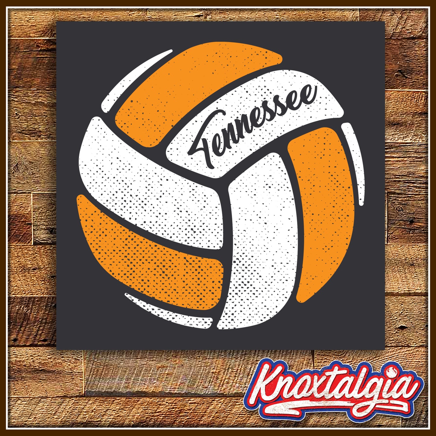 "Tennessee Volleyball" - Smokey Grey Shirt (Short Sleeve)