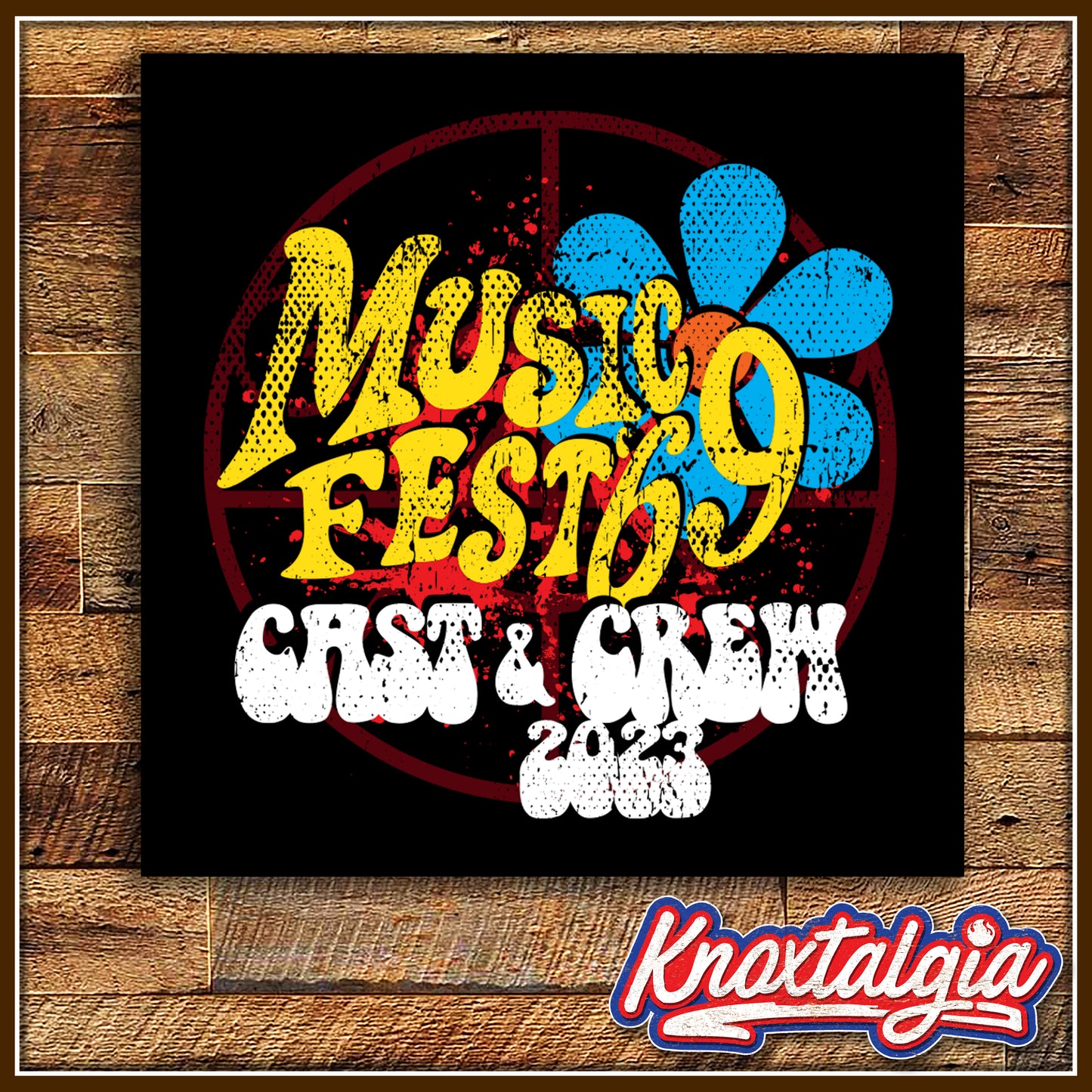 "Music Fest '69/Vamp '69" Scarezone - Halloween Horror Nights Cast and Crew (Black)