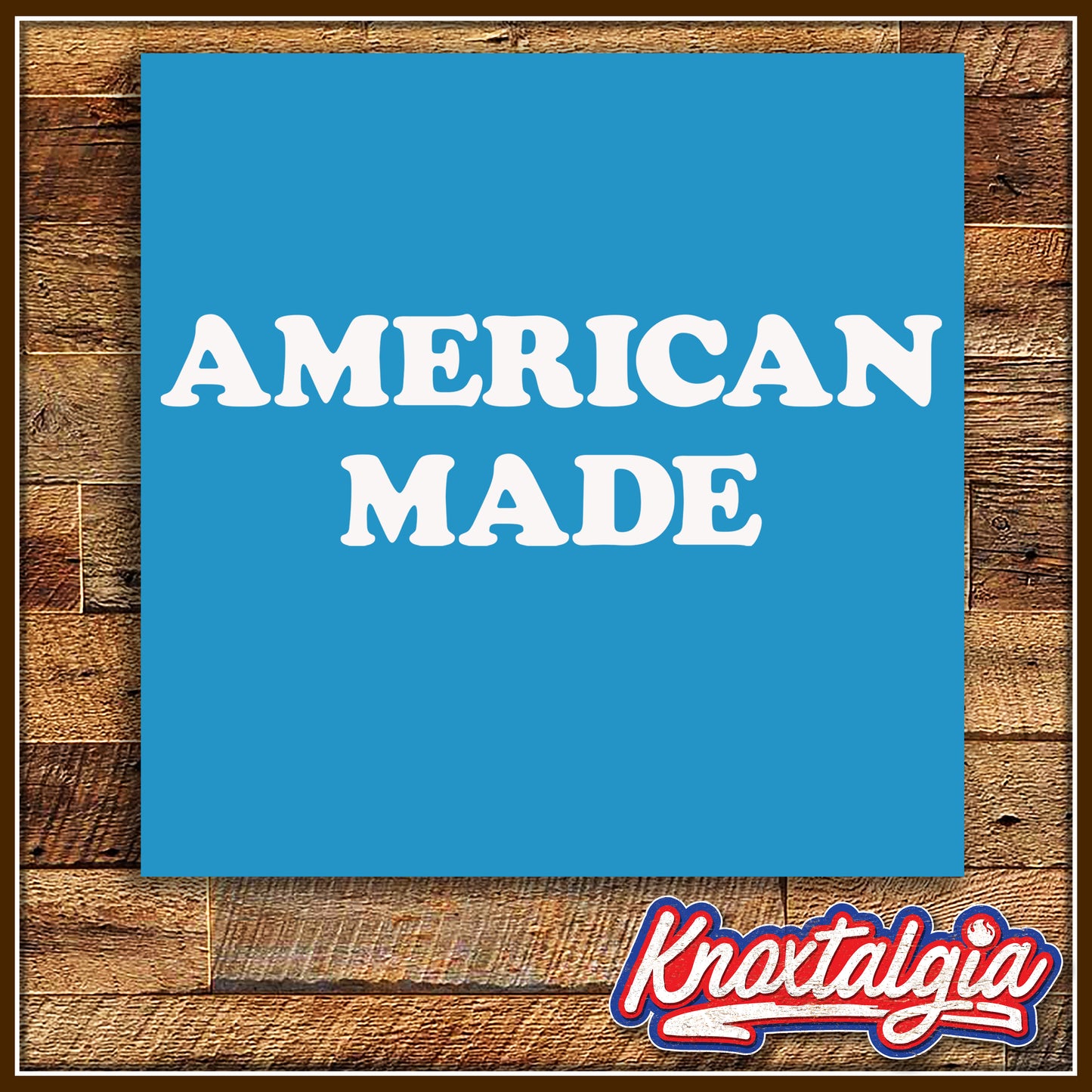 "American Made" - A Tribute to Wrestling (Blue Shirt Variation)