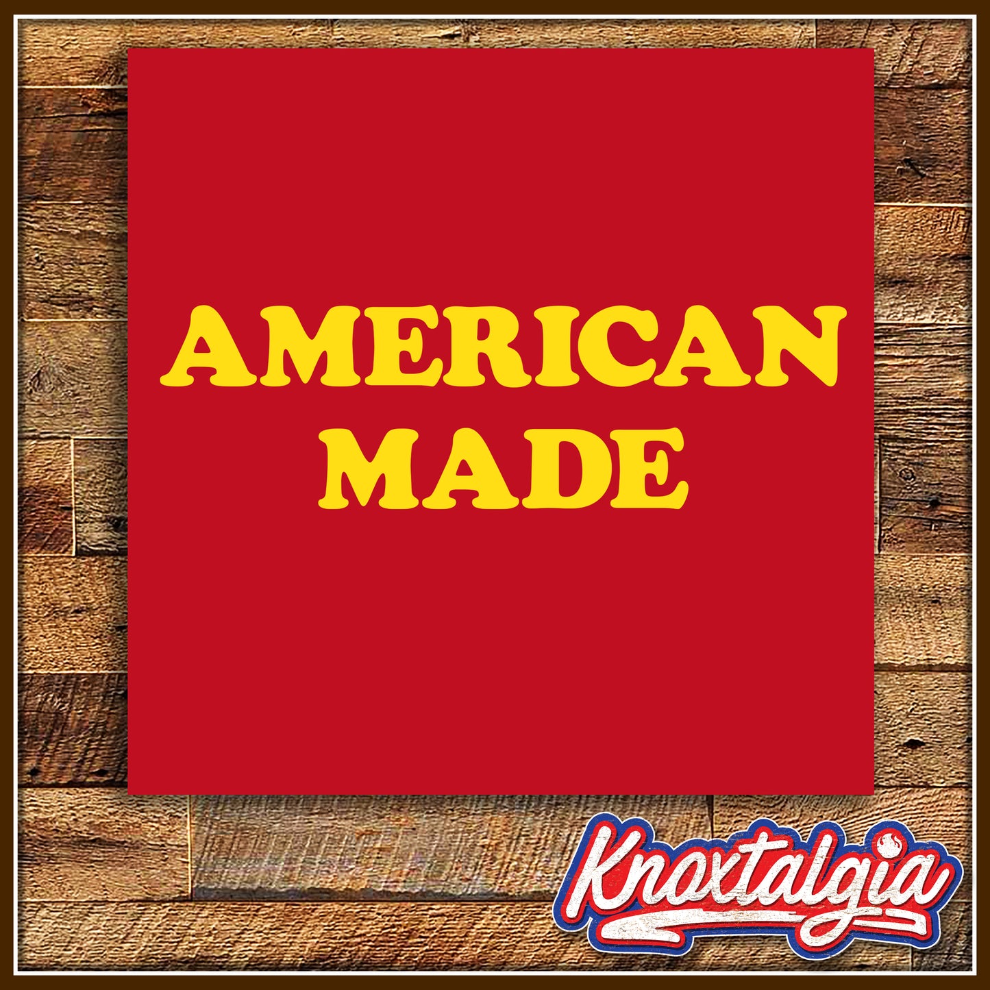 "American Made" - A Tribute to Wrestling (Yellow Ink Variation)