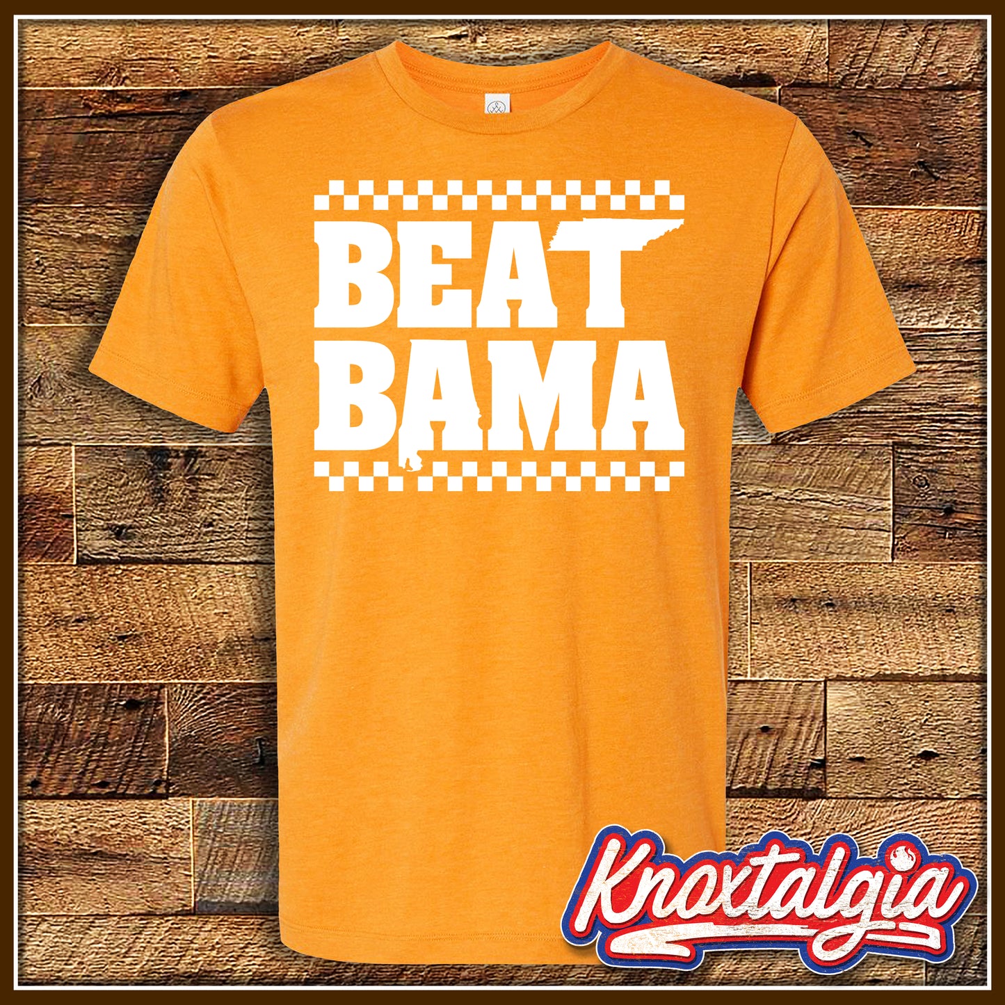 "BEAT BAMA" - Tennessee Sports (State Shapes)