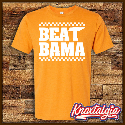 "BEAT BAMA" - Tennessee Sports (State Shapes)