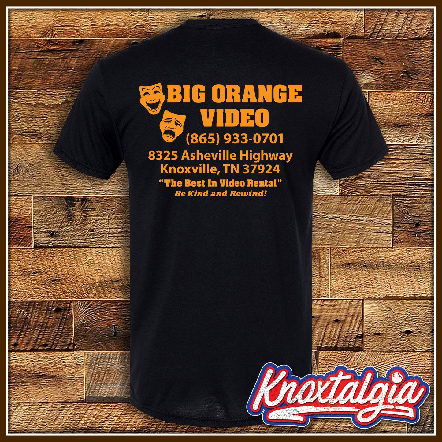 "Big Orange Video" - Strawberry Plains, TN (Black Shirt)