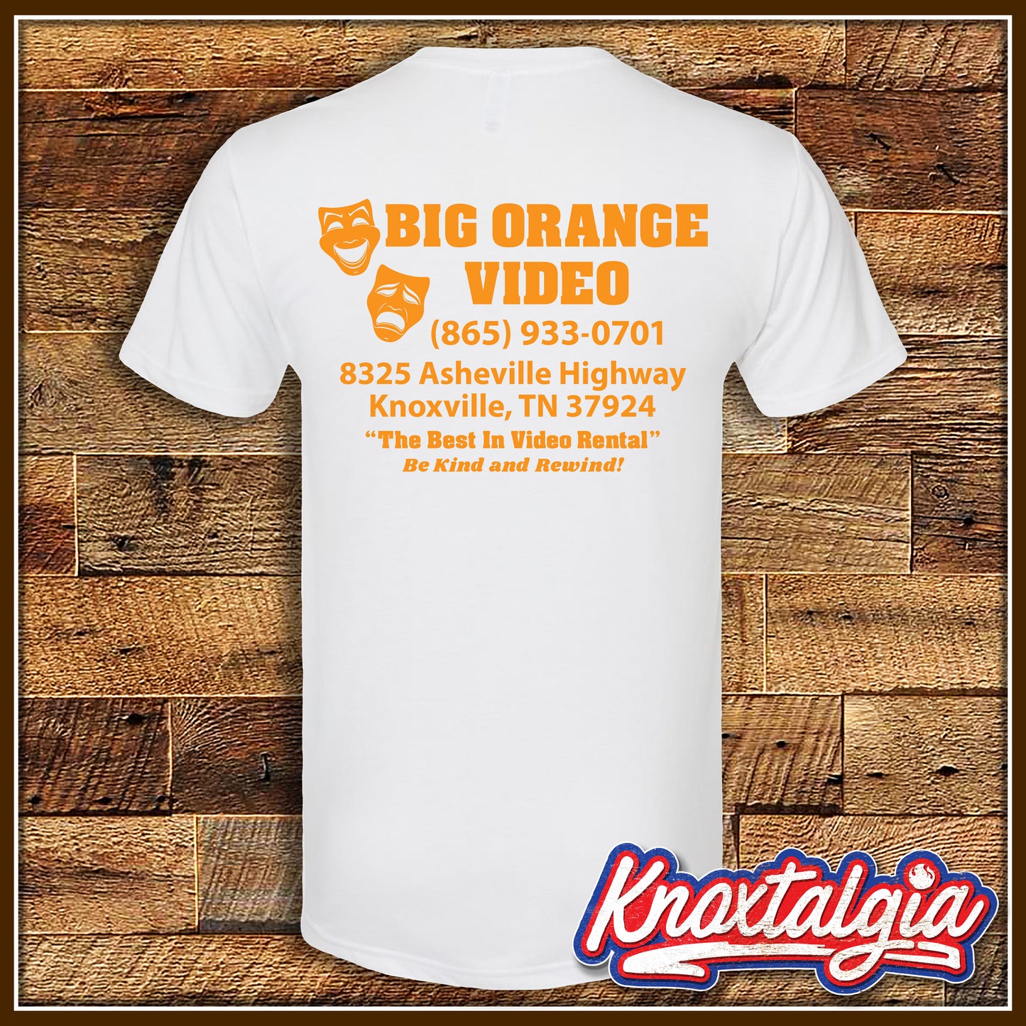 "Big Orange Video" - Strawberry Plains, TN (White Shirt)