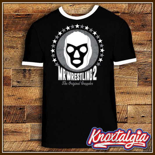 "Mr Wrestling 2 - The Original Grappler" - Black Ringer Tee