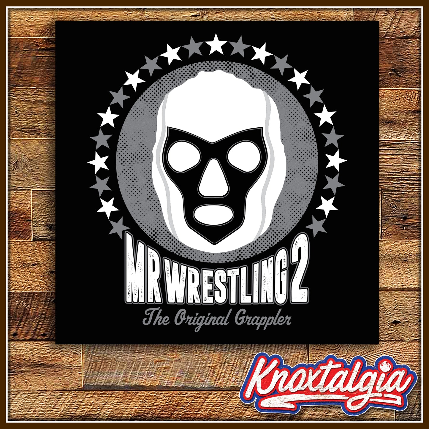 "Mr Wrestling 2 - The Original Grappler" - Black Ringer Tee
