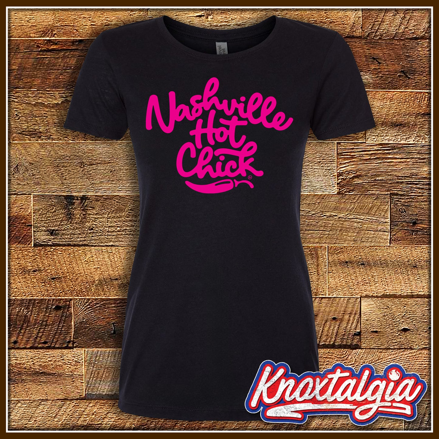 "Nashville Hot Chick" - (Black Ladies Triblend Variant)