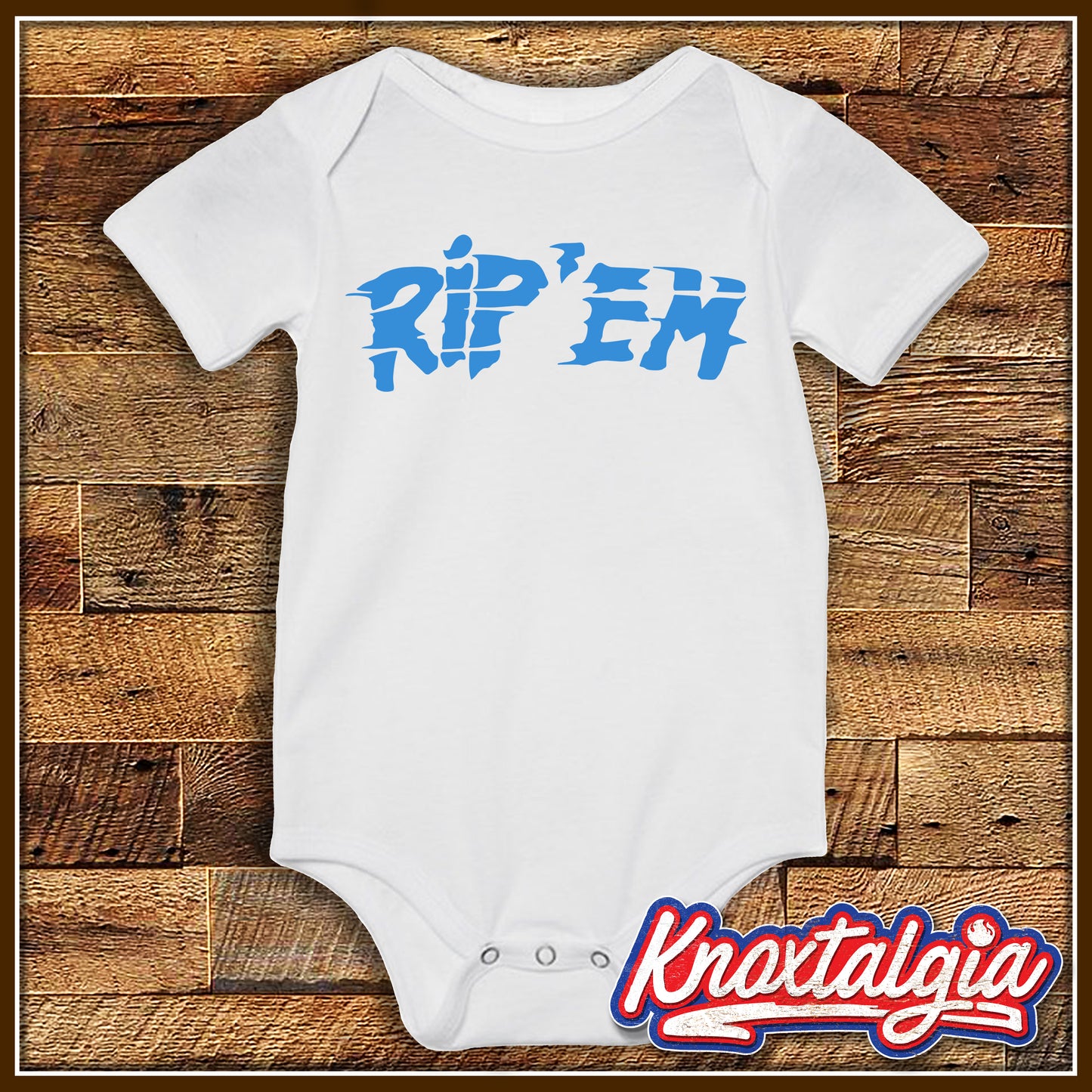"RIP 'EM!" - A Tribute to NO HOLDS BARRED - Infant Onesie (White Variant)