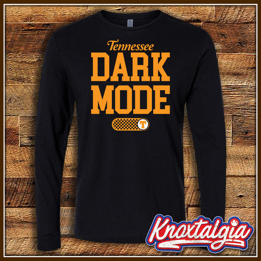 "Tennessee DARK MODE: ON!" - Tennessee Sports (Long Sleeve Variant)