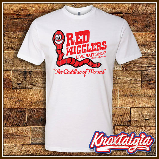 "Red Wigglers Live Bait Shop, Cincinatti, OH" - A Tribute to WKRP (Short Sleeve)